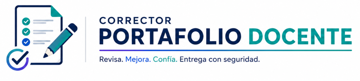 Corrector Portafolio Docente