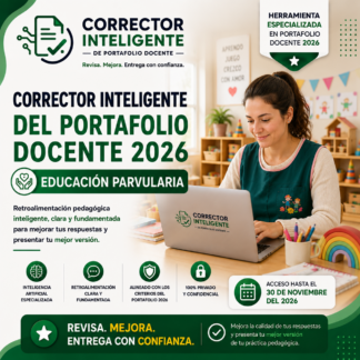 Corrector Inteligente de Portafolio Docente 2026 | Educación Parvularia